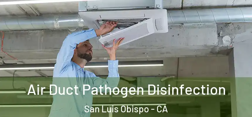  Air Duct Pathogen Disinfection San Luis Obispo - CA