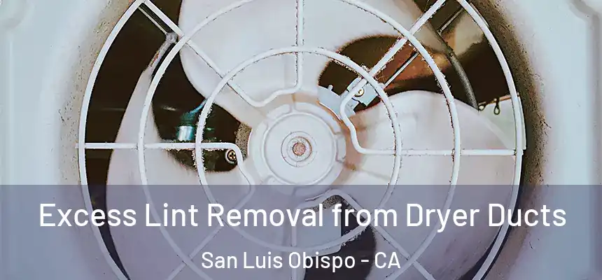  Excess Lint Removal from Dryer Ducts San Luis Obispo - CA